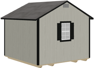 12x12 Garden Shed Max - View 2