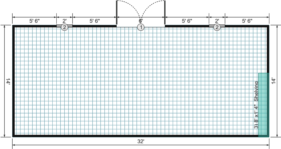 14x32 Garden Shed Max - View 3