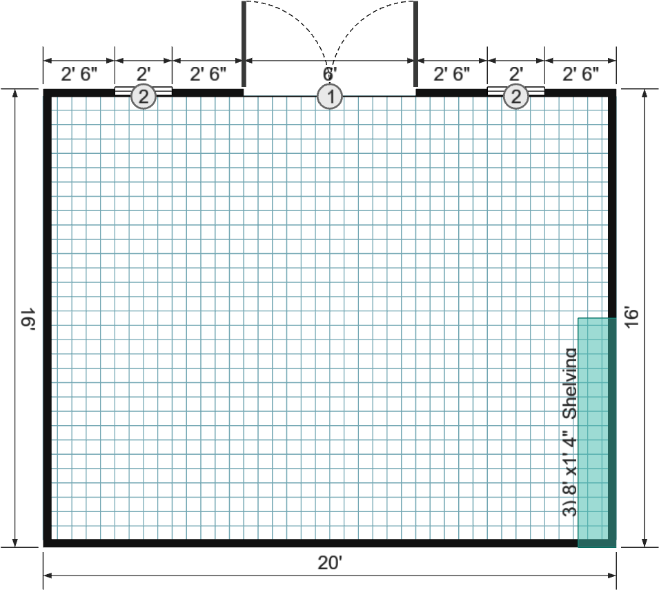 16x20 Garden Shed Max	 - View 2