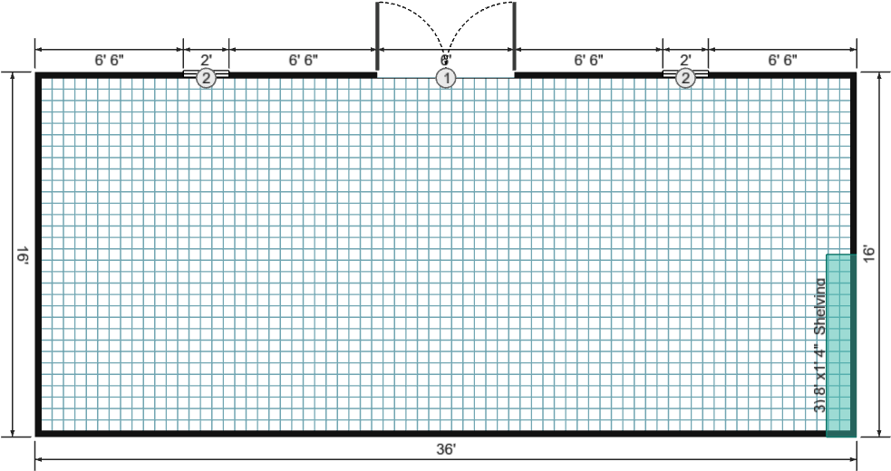16x36 Garden Shed Max	 - View 3