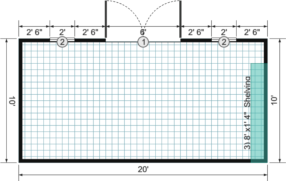 10x20 Garden Shed Max	 - View 3