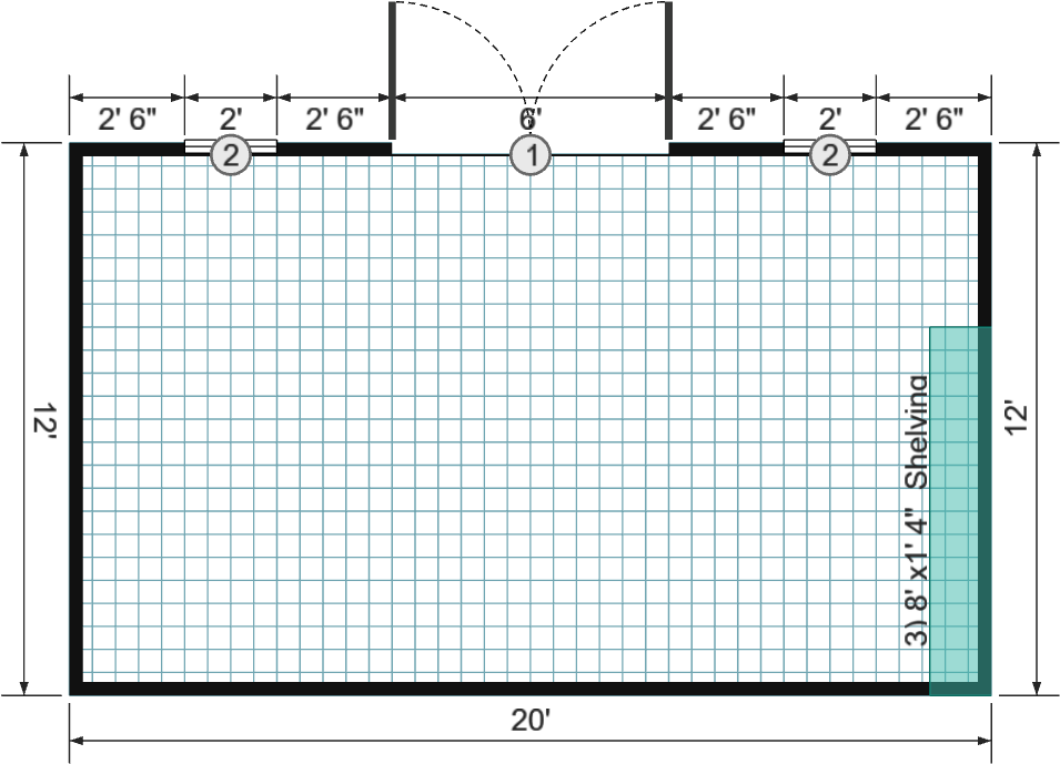 12x20 Garden Shed Max - View 3
