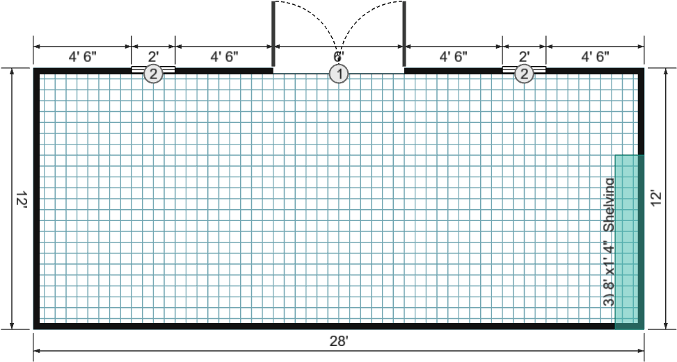 12x28 Garden Shed Max - View 3
