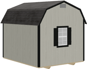 10x12  Lofted Barn Max	 - View 3