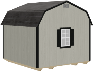 12x12 Lofted Barn Max - View 2