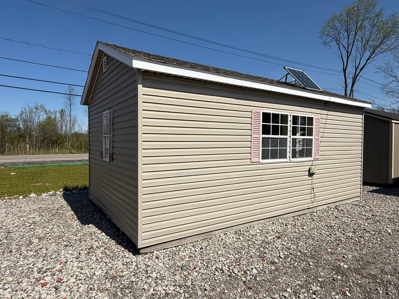 12x20 Vinyl Deluxe Gable Cottage - View 4
