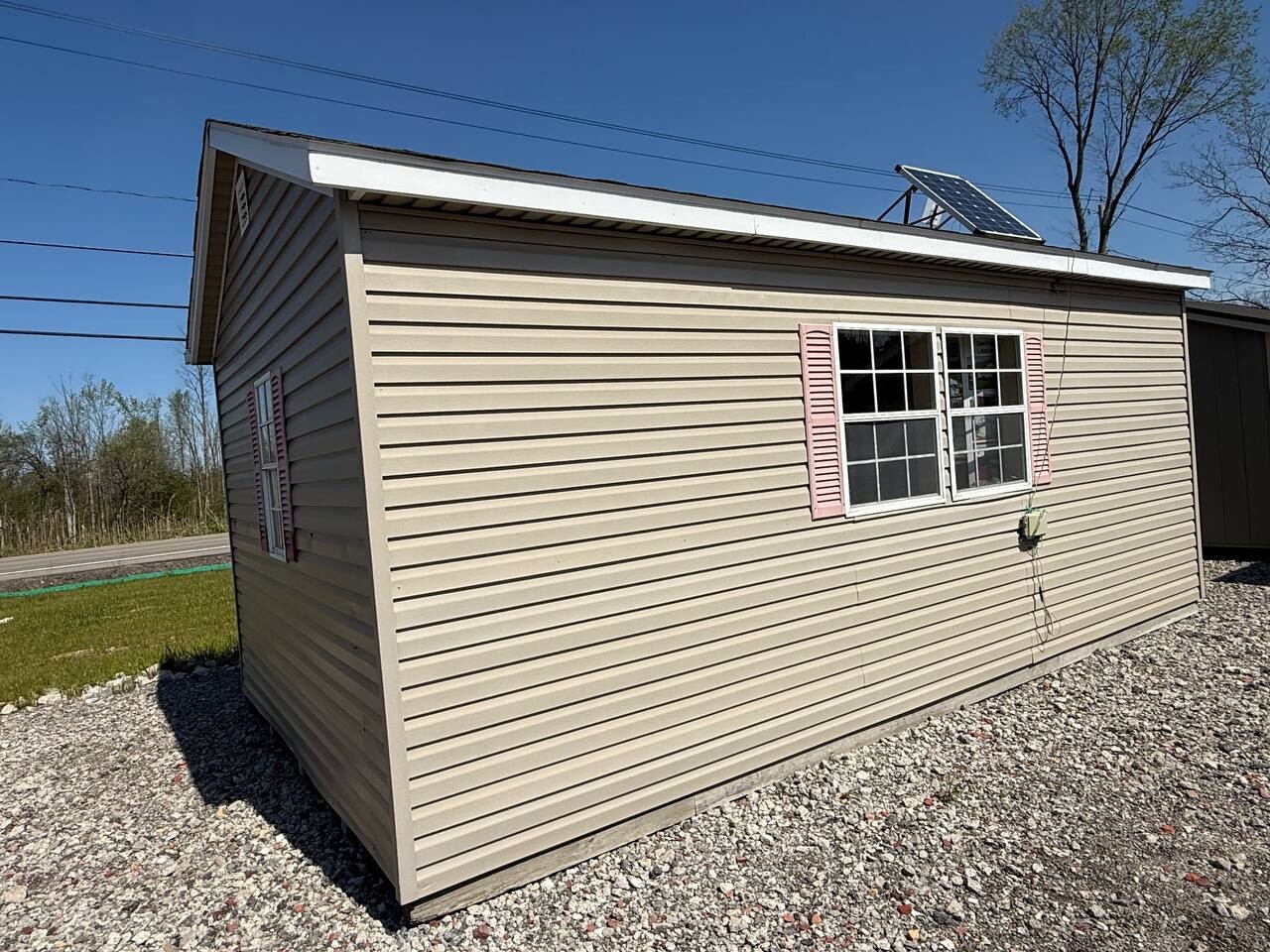 12x20 Vinyl Deluxe Gable Cottage - View 3