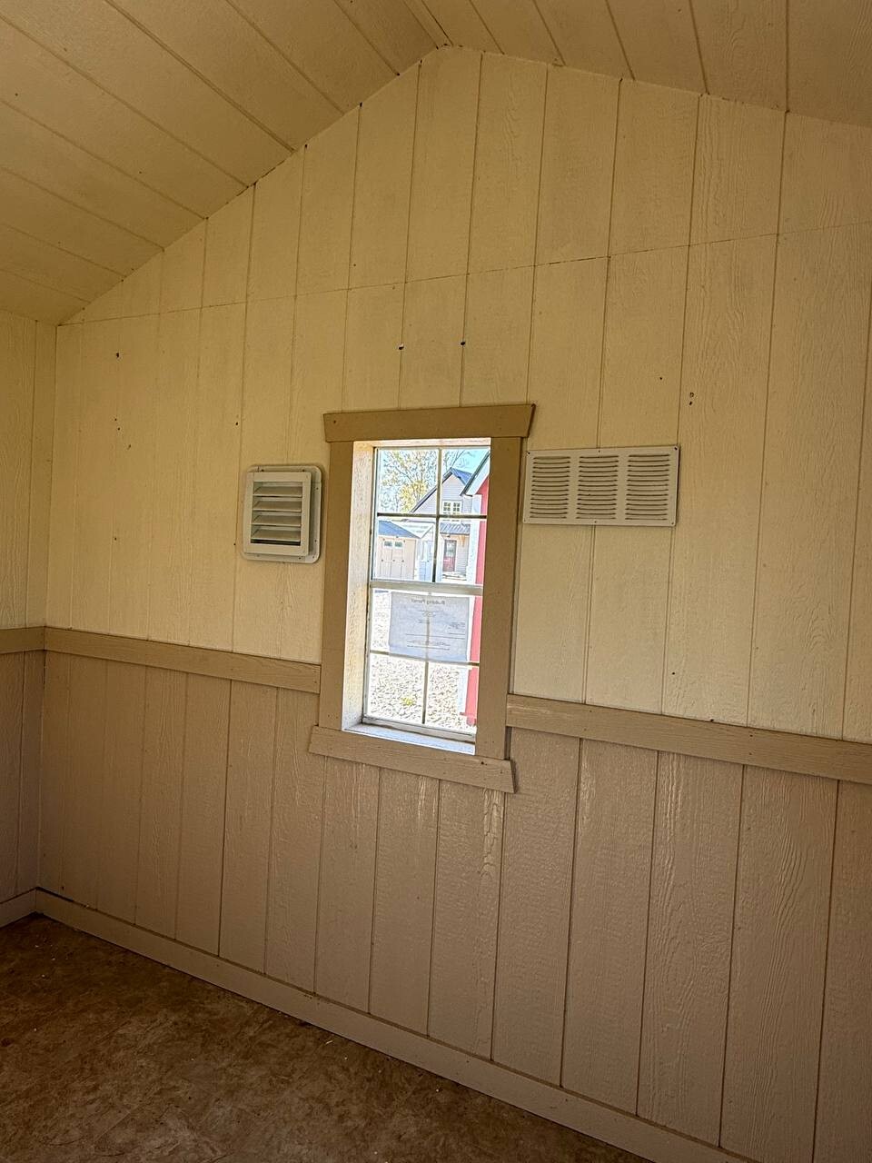 12x20 Vinyl Deluxe Gable Cottage - View 6