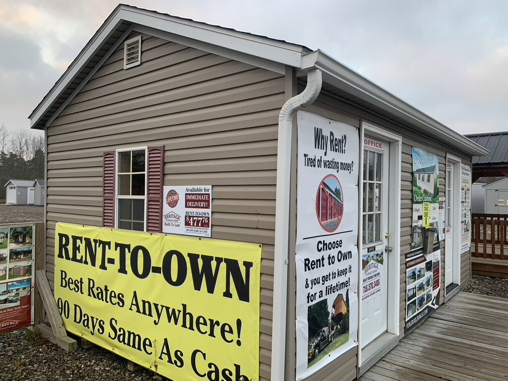 12x20 Vinyl Deluxe Gable Cottage - View 9