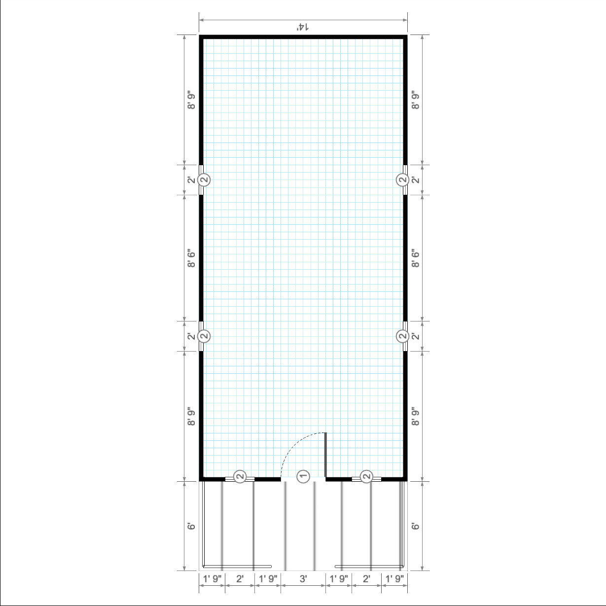 USED: 14x36 Vinyl Deluxe Gable Cottage - View 10