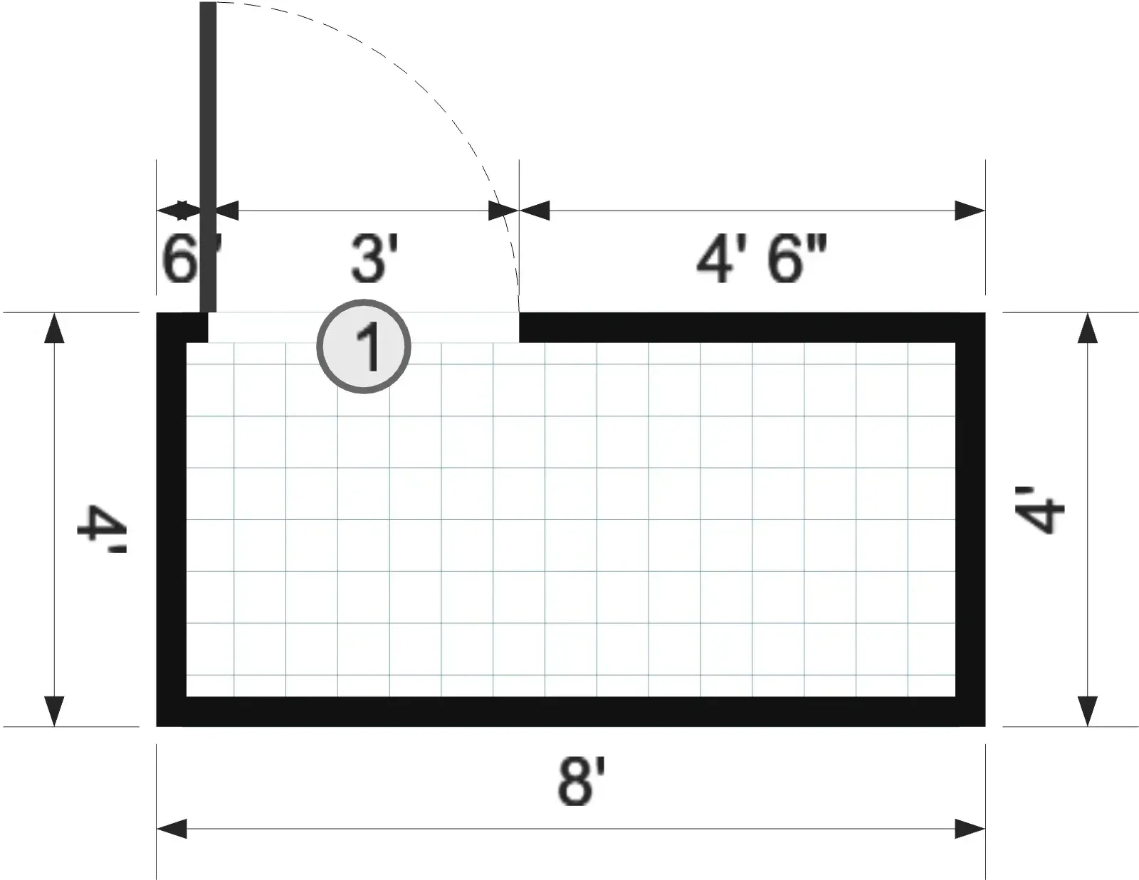 4x8x7 Frontier Shed - View 5