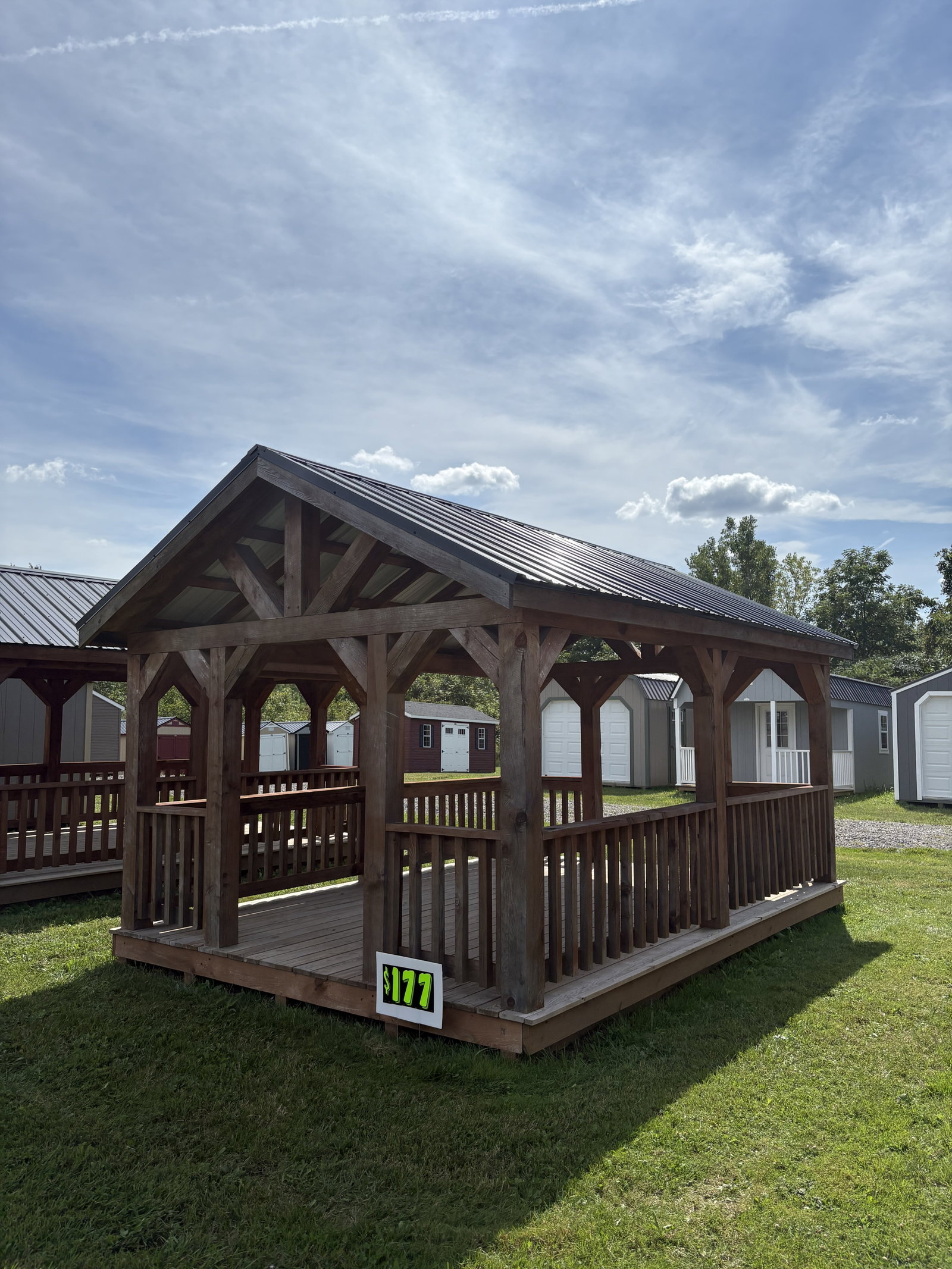 12x16 Rustic Pavilion
