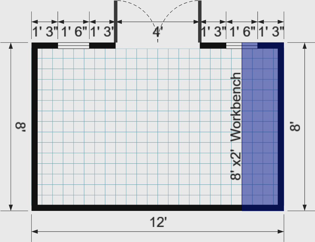 8x12x7 Garden Shed - View 5