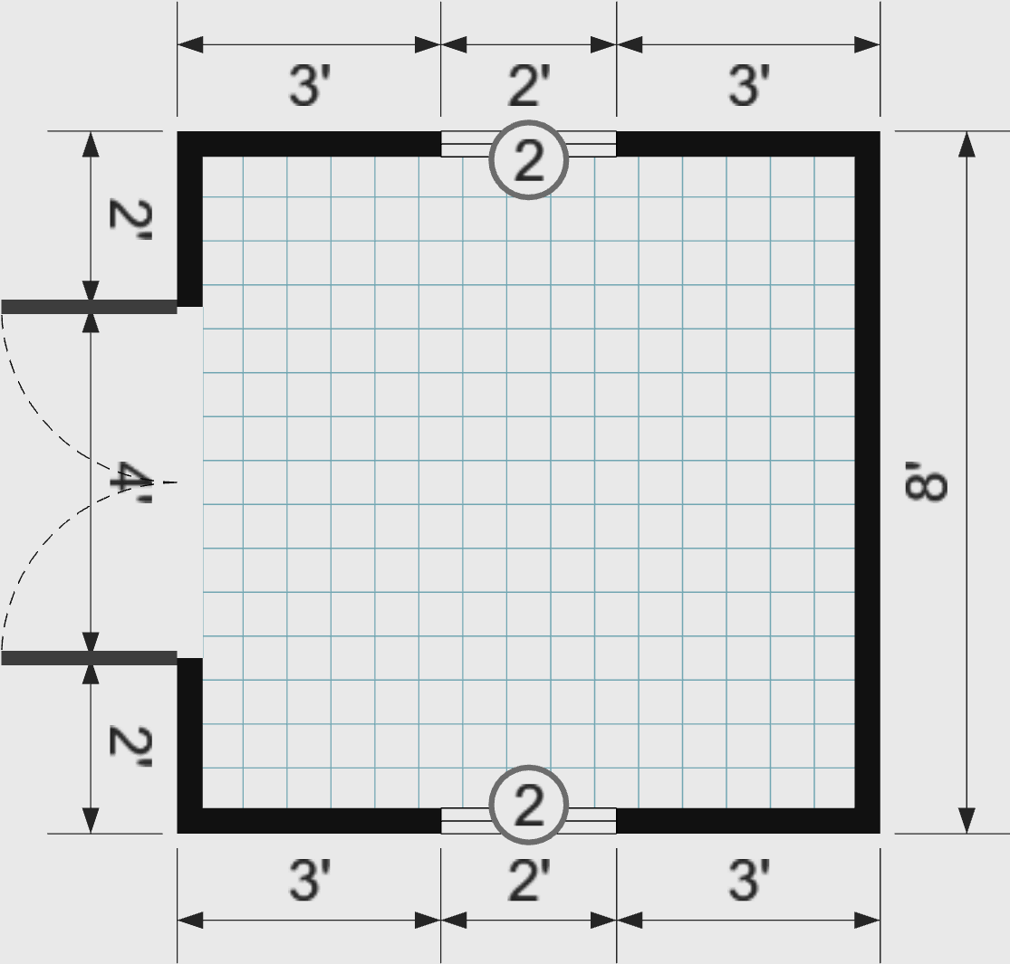 8x8x7 Garden Shed - View 5