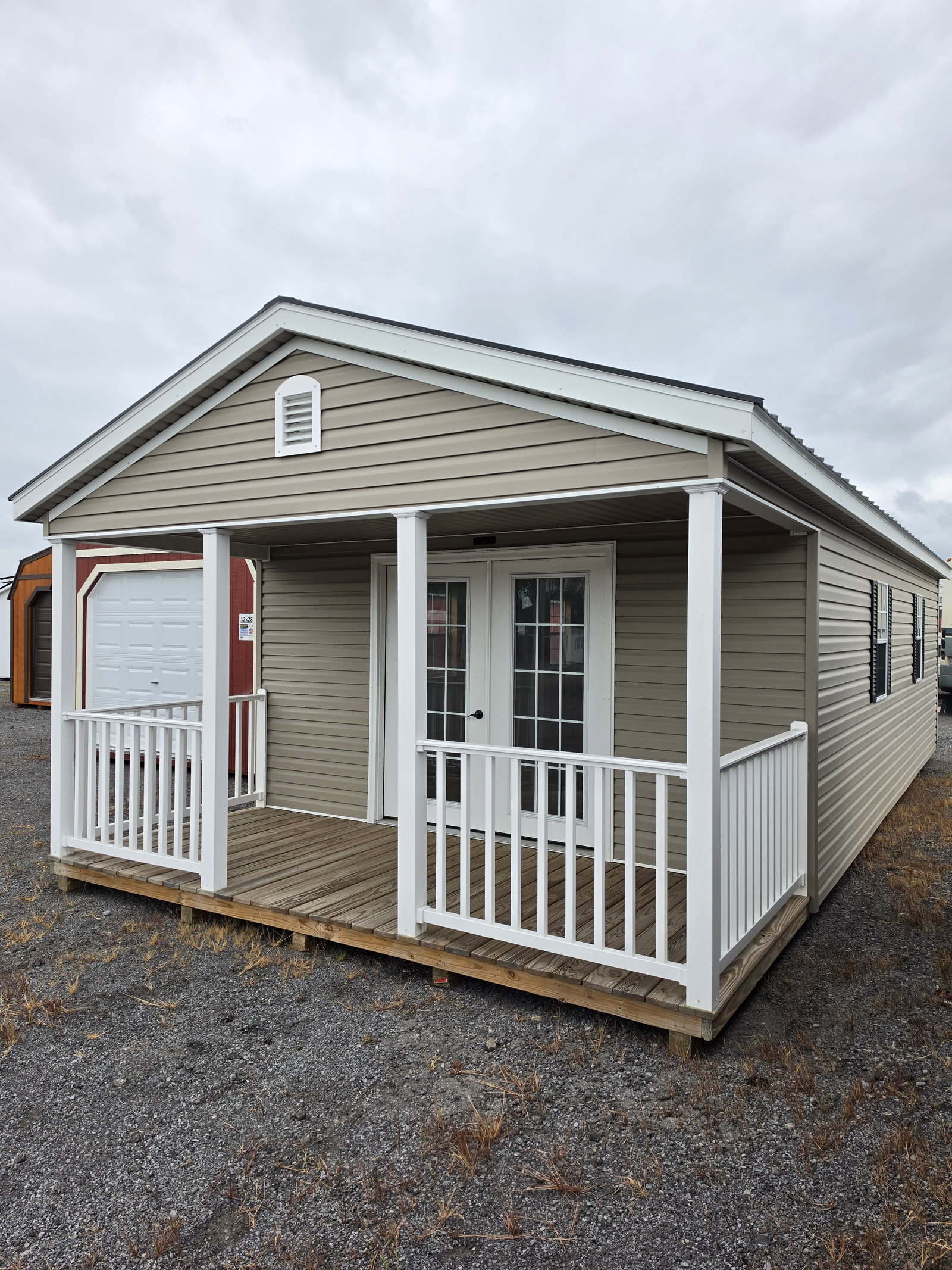 14x32 Vinyl Deluxe Gable Cottage - View 3