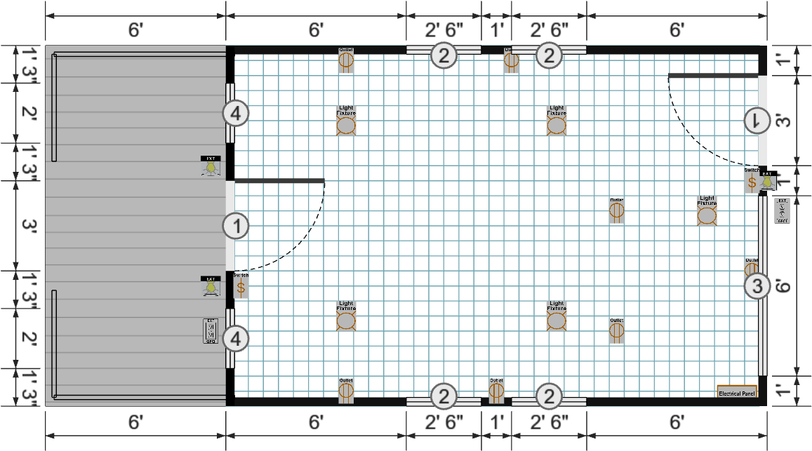 12x24 Deluxe Gable Cottage - View 7