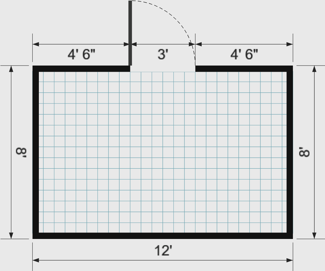 8x12x7 Backyard Leanto - View 4