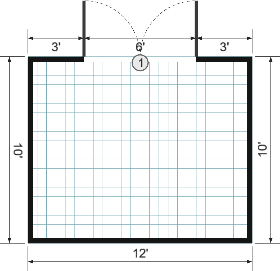 10x12x7 Gable Shed - View 4