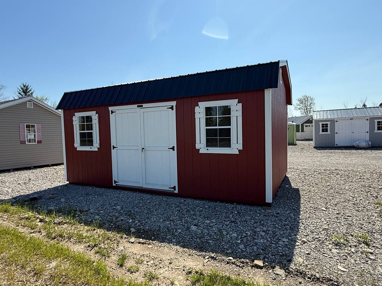 12x20 Deluxe Gambrel Loft Barn