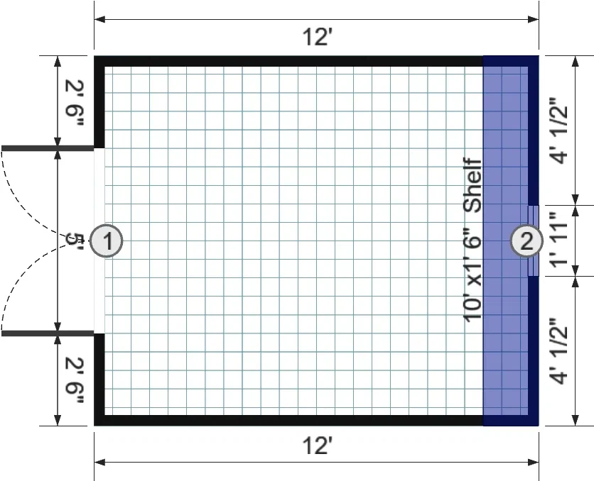 10x12x7 Garden Shed - View 4
