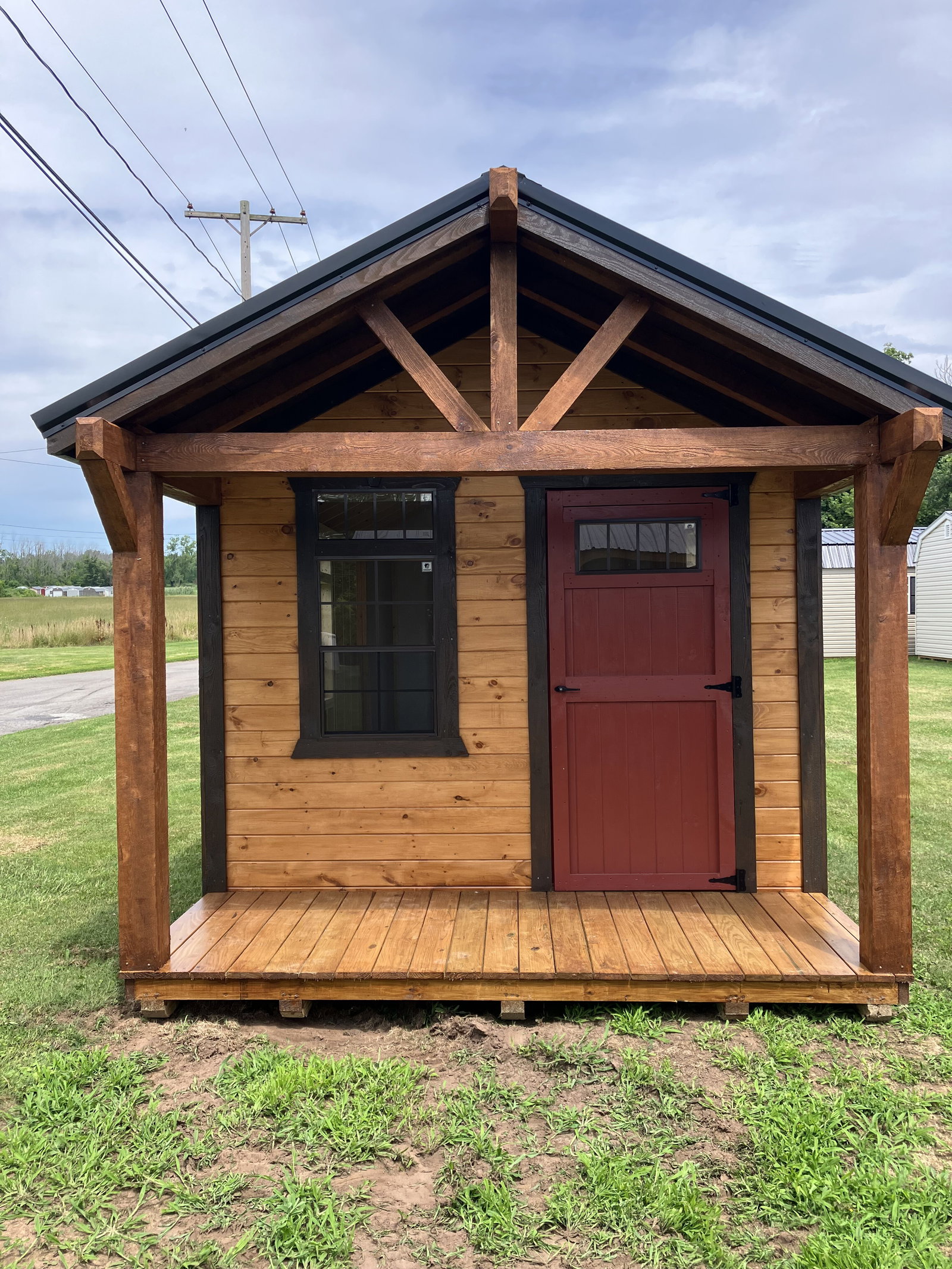 10x20x7 Deluxe Gable Cottage - View 6