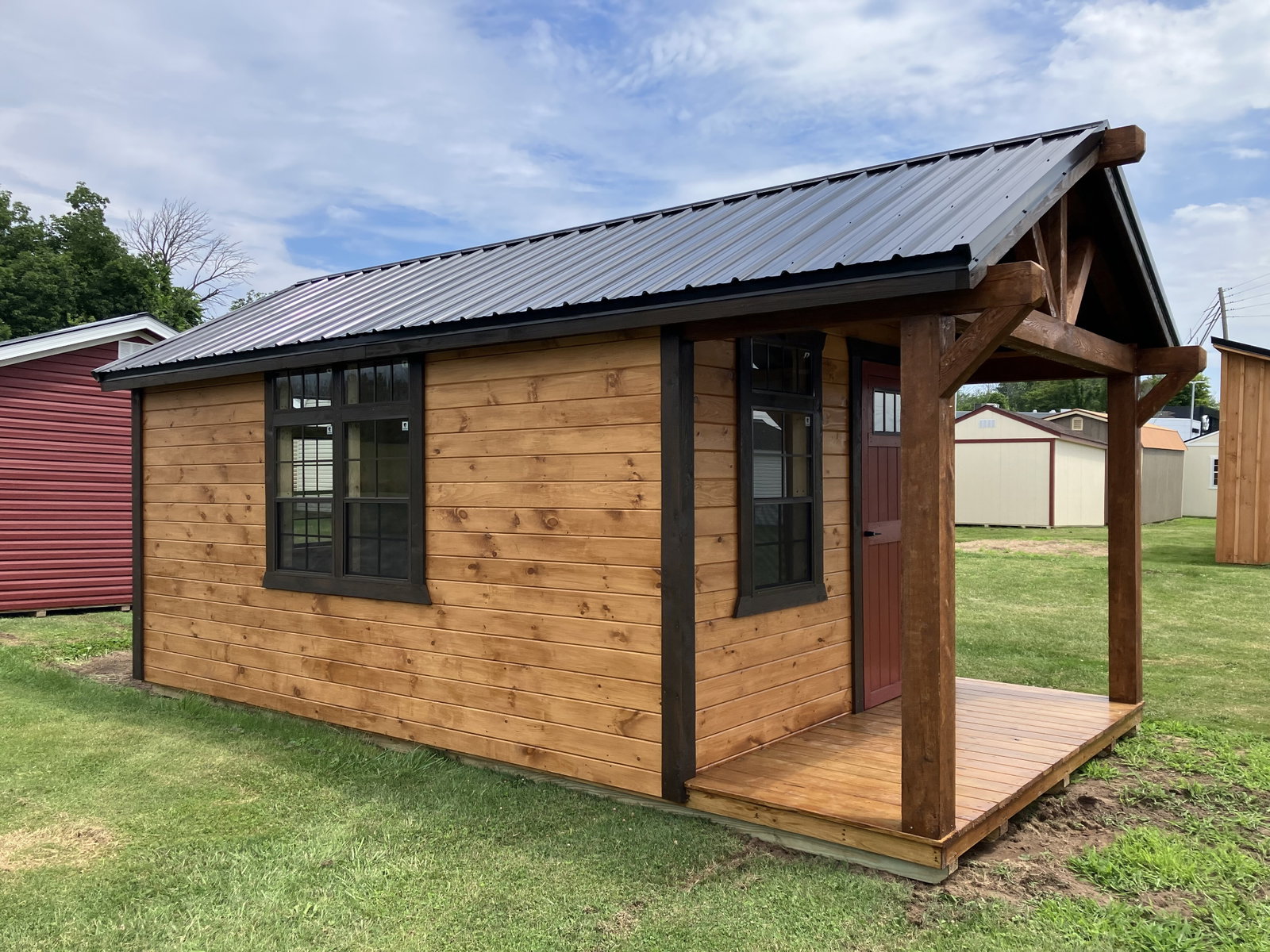 10x20x7 Deluxe Gable Cottage - View 5