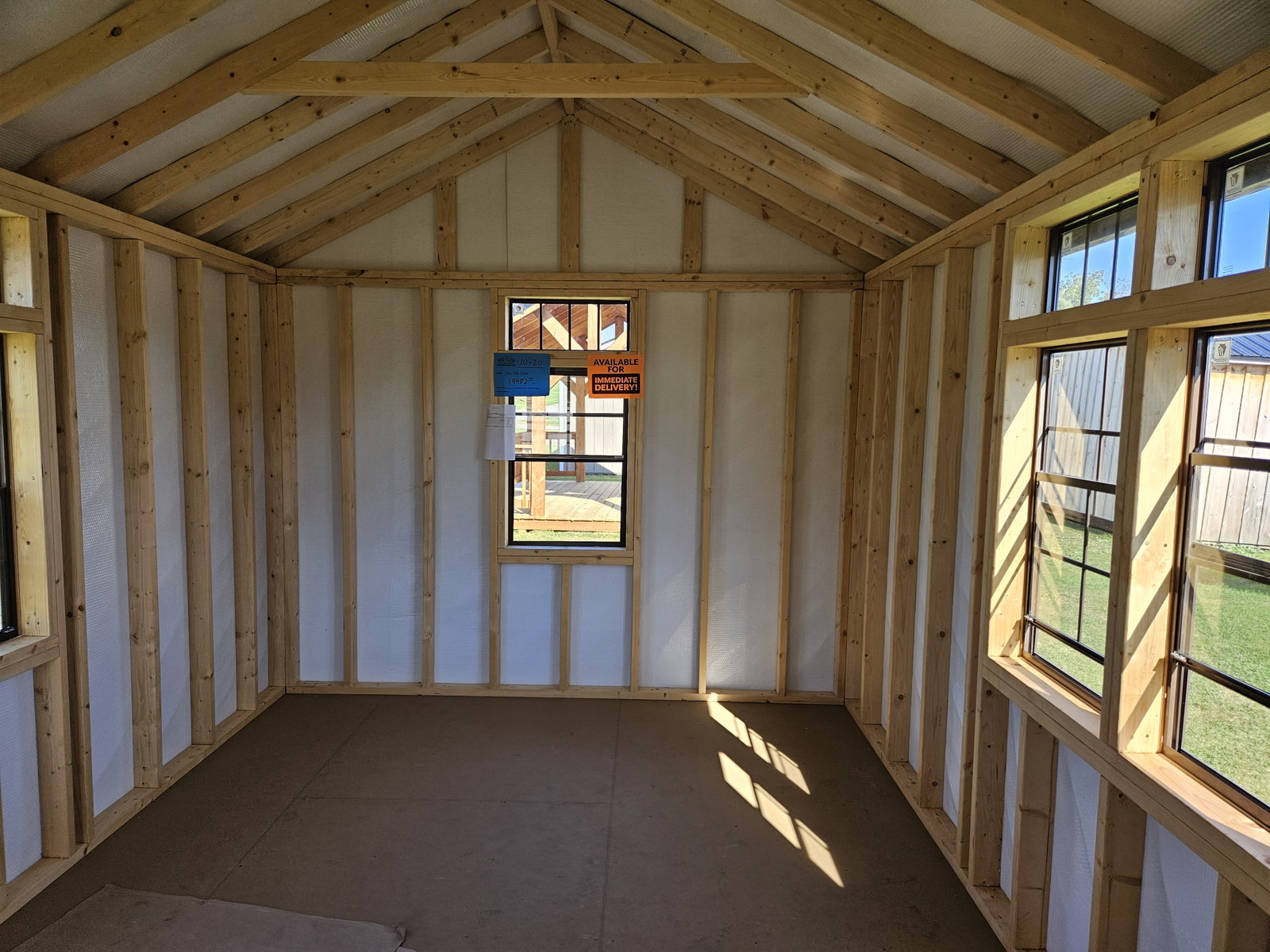 10x20x7 Deluxe Gable Cottage - View 3