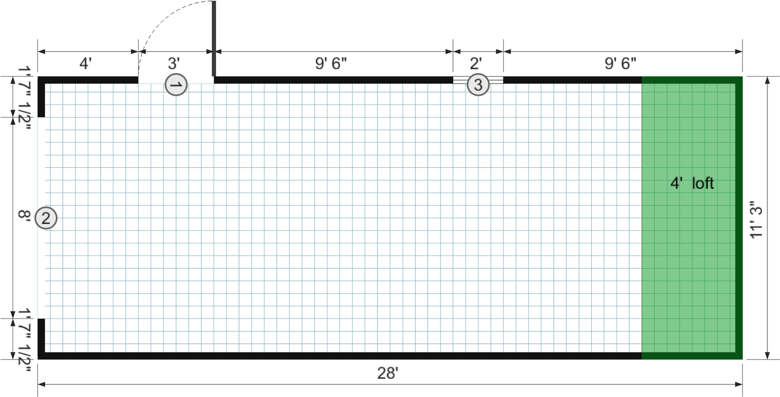 USED: 12x28 New England Garage - View 5
