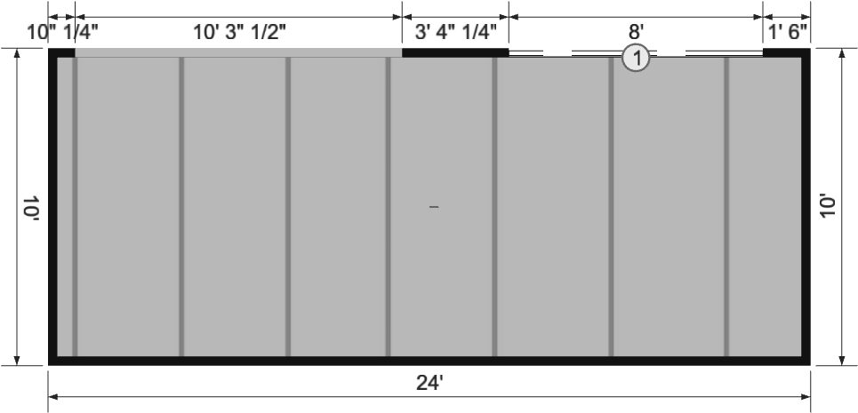 10x24 Animal Shelter - View 4