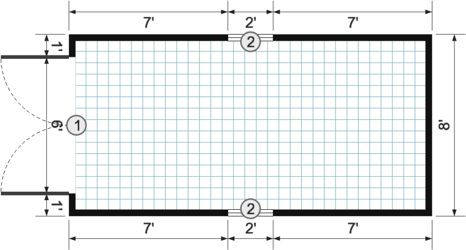 8x16 Gable Shed - View 2