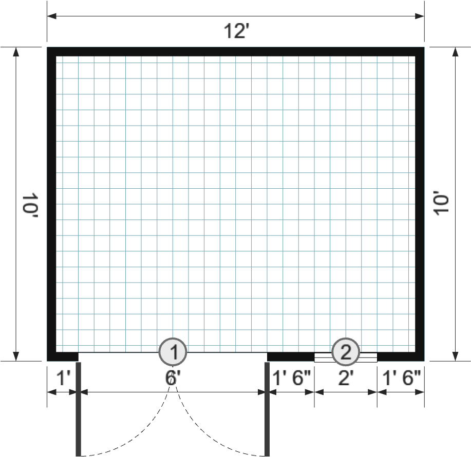 USED: 10x12x6 Utility Shed - View 8