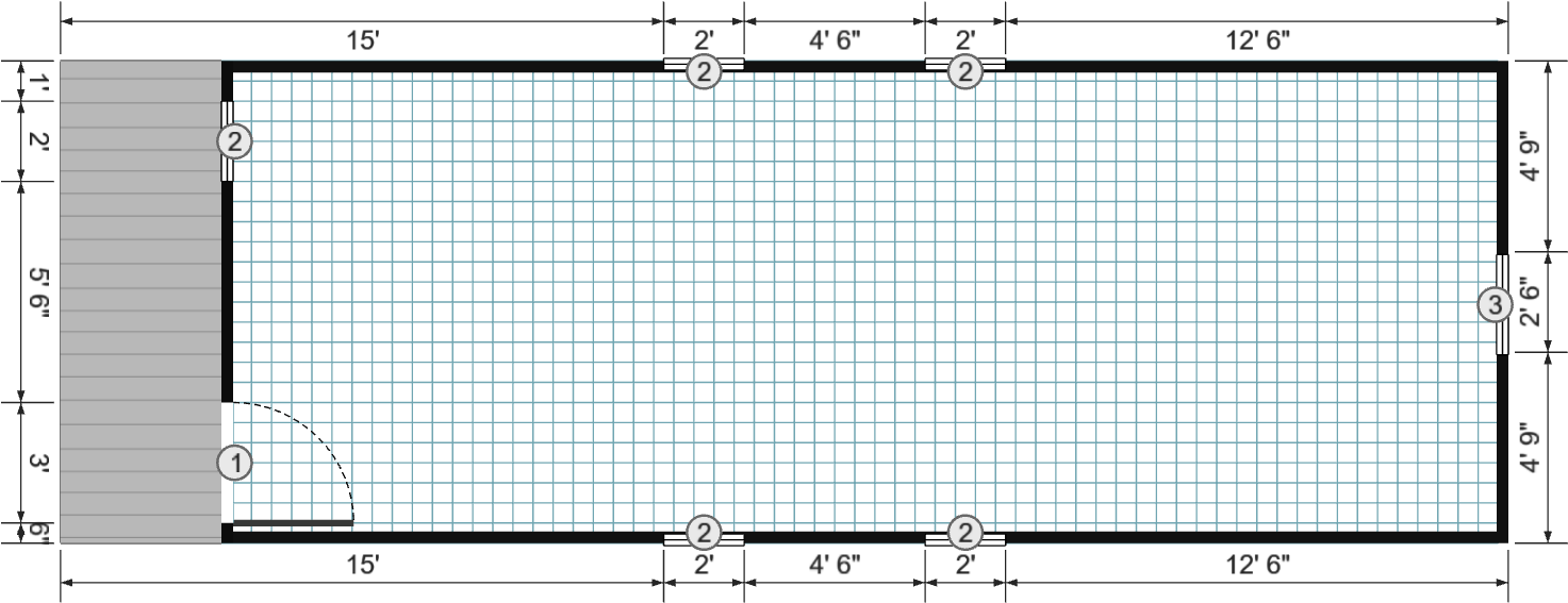 12x36 Deluxe Gable Cottage - View 6