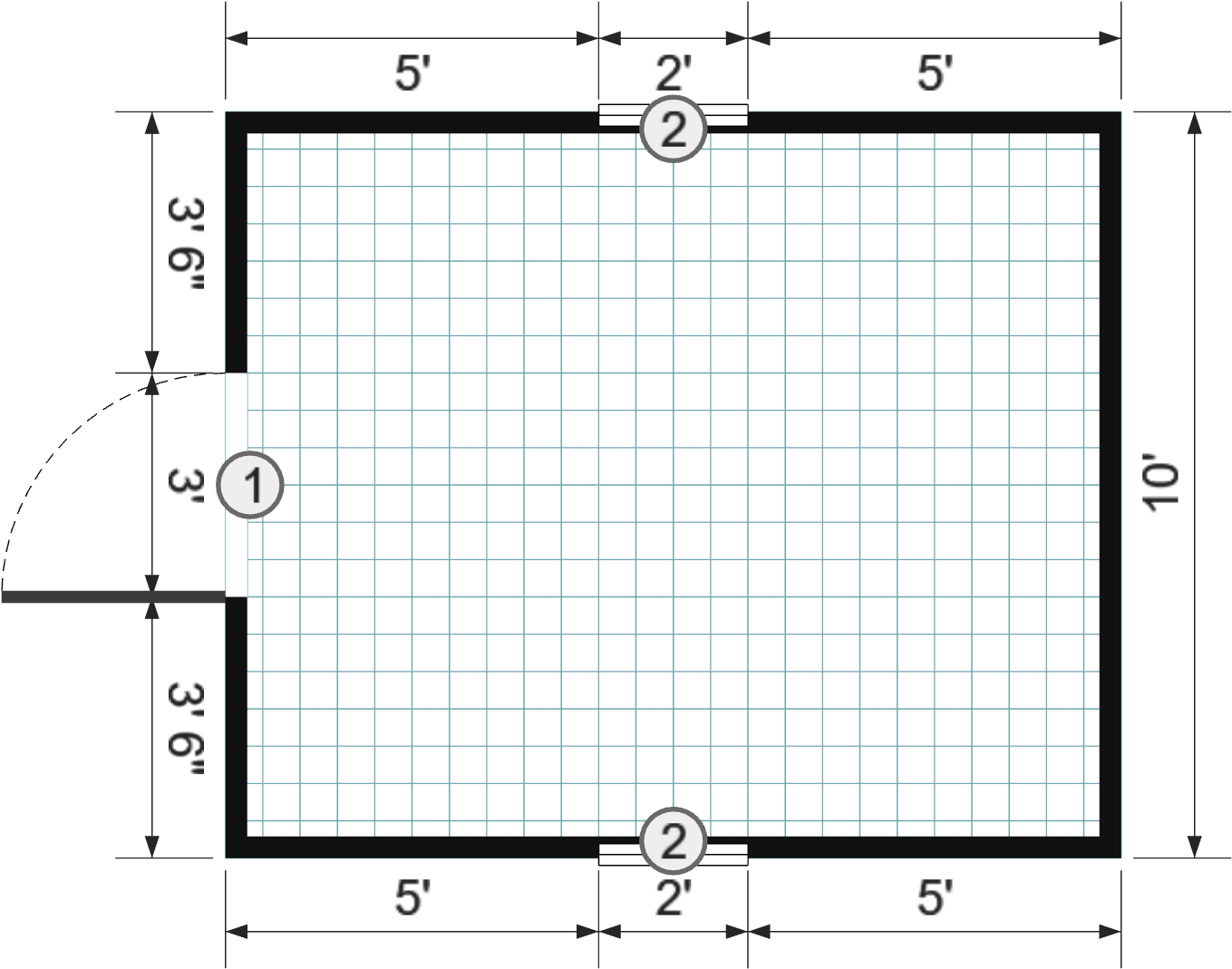 10x12 Gable Shed - View 4