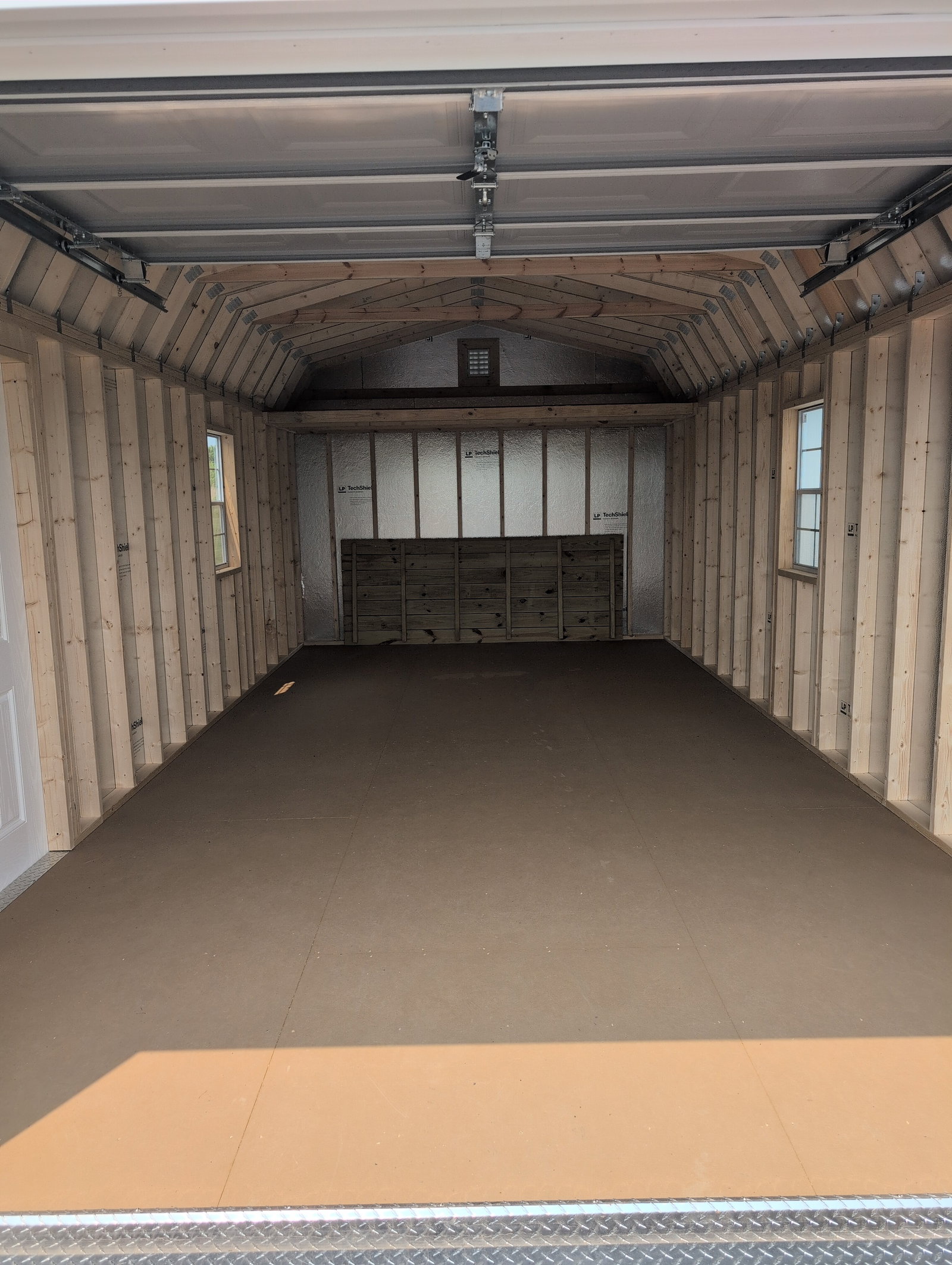 12x24 Vinyl Deluxe Gambrel Garage - View 3