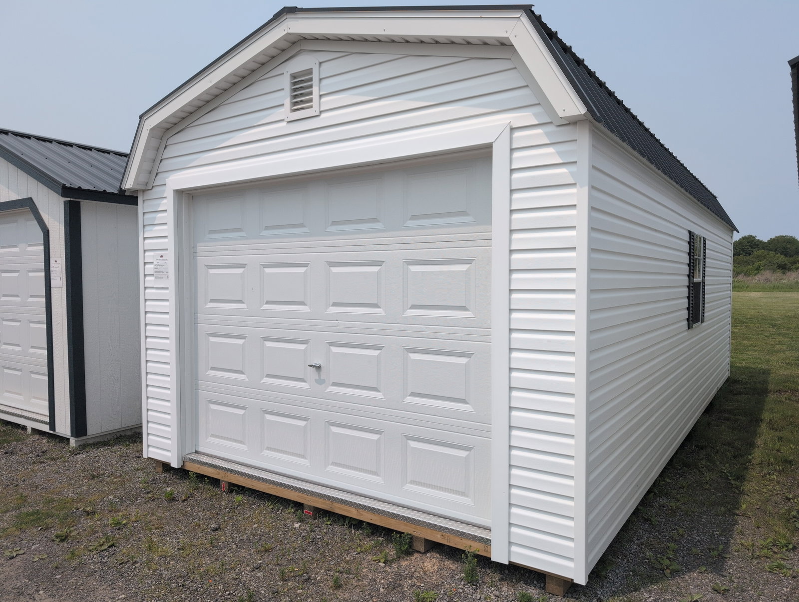 12x24 Vinyl Deluxe Gambrel Garage - View 4