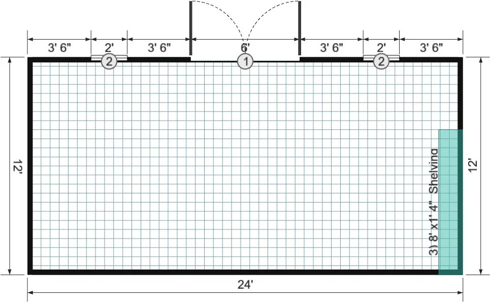 12x24 Garden Shed Max - View 6