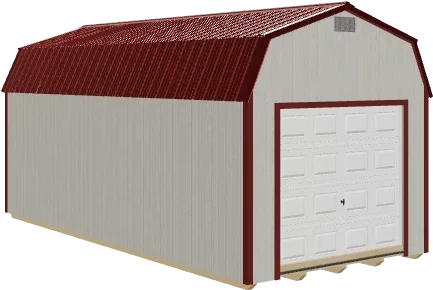 12x24x8 Lofted Barn