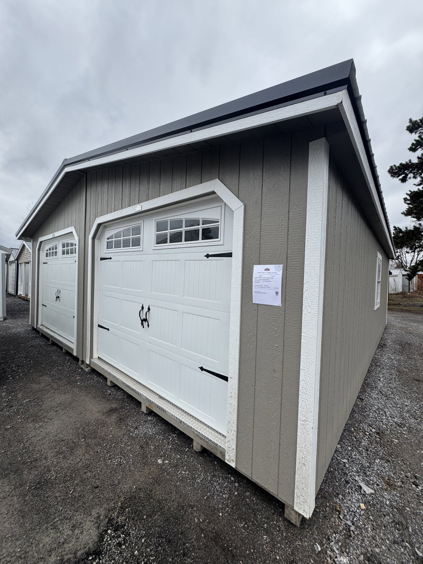 24' x 28' 24x28 Double Wide Garage for sale in Akron, NY