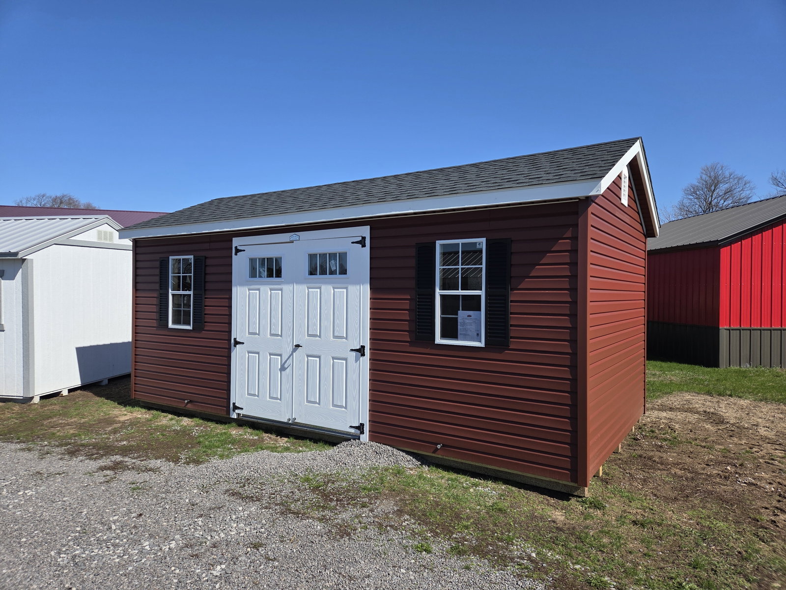 10x20 Vinyl Deluxe Gable Cottage