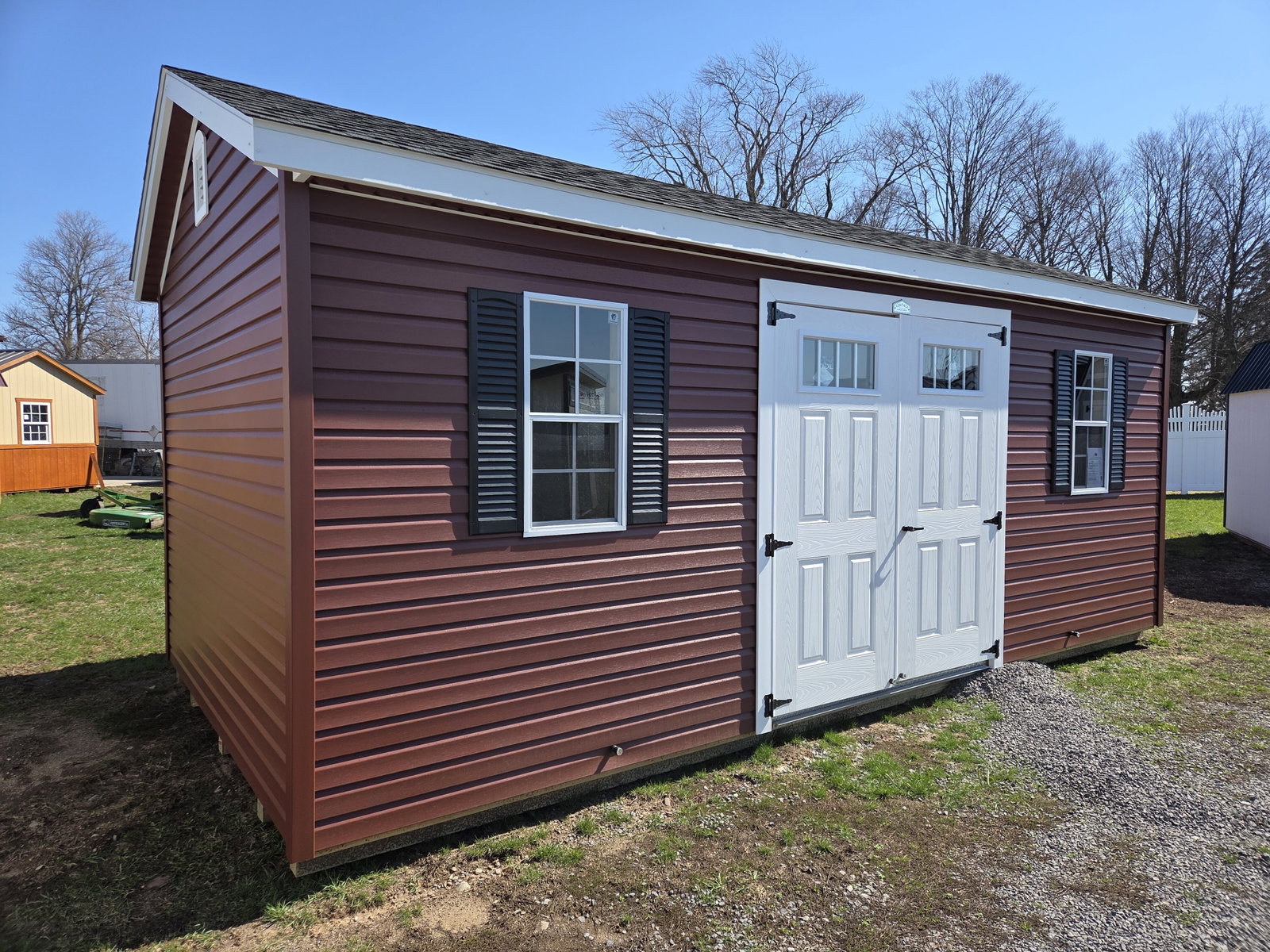 10x20 Vinyl Deluxe Gable Cottage - View 4