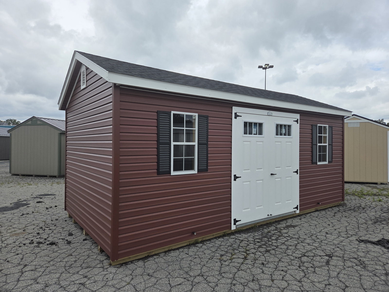 10x20 Vinyl Deluxe Gable Cottage