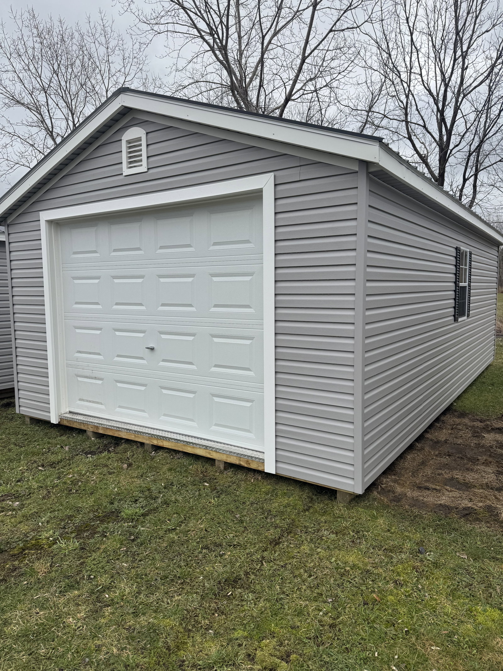 14' x 24' 14x24 Vinyl Deluxe Gable Garage for sale in Akron, NY
