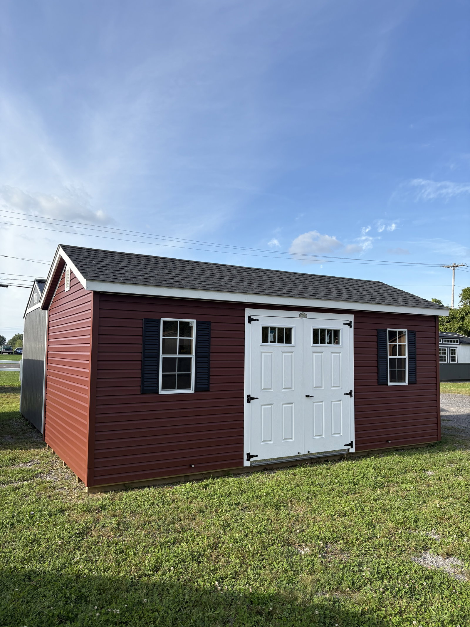 10x20 Vinyl Deluxe Gable Cottage