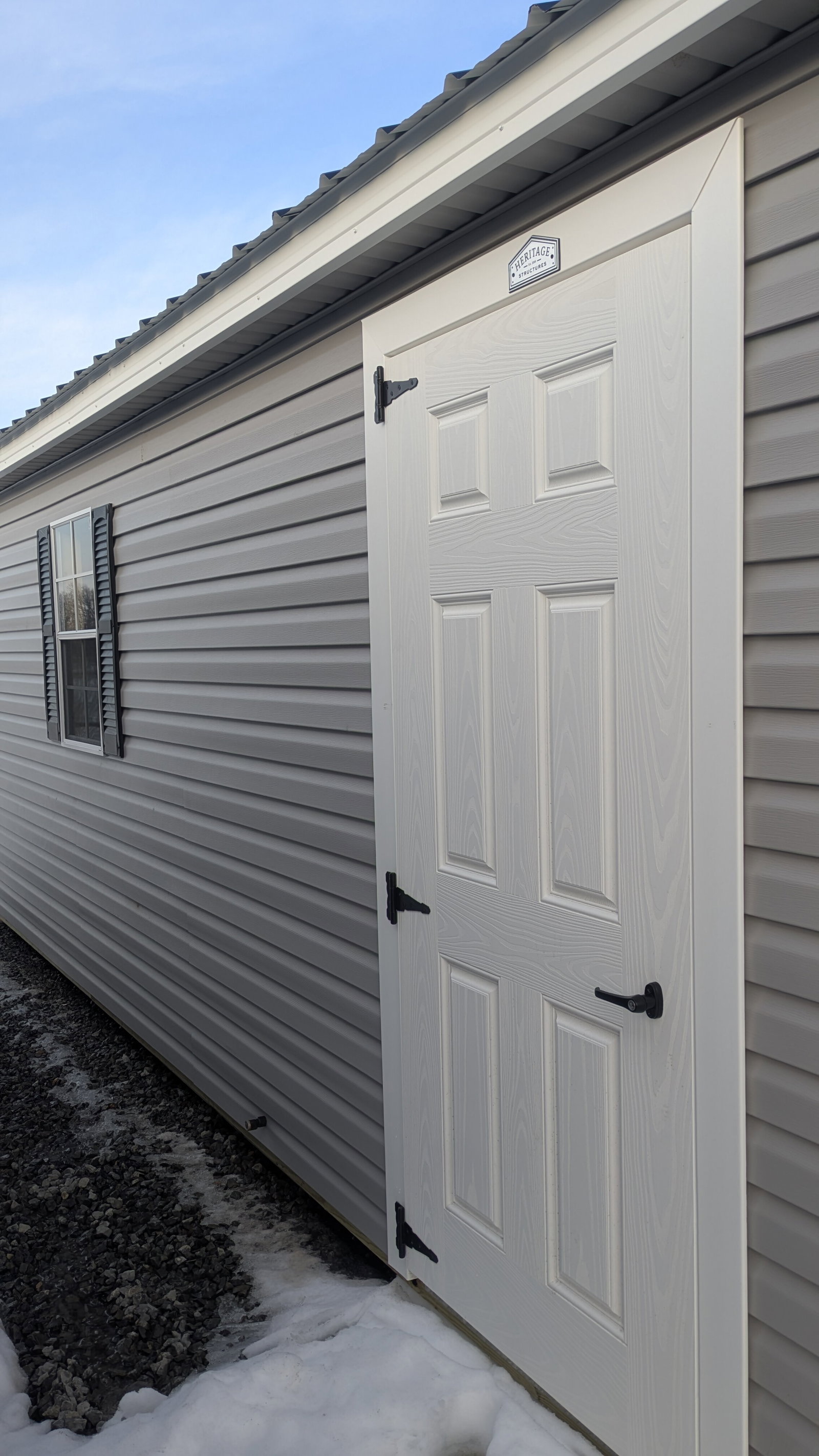14x24 Vinyl Deluxe Gable Garage - View 4