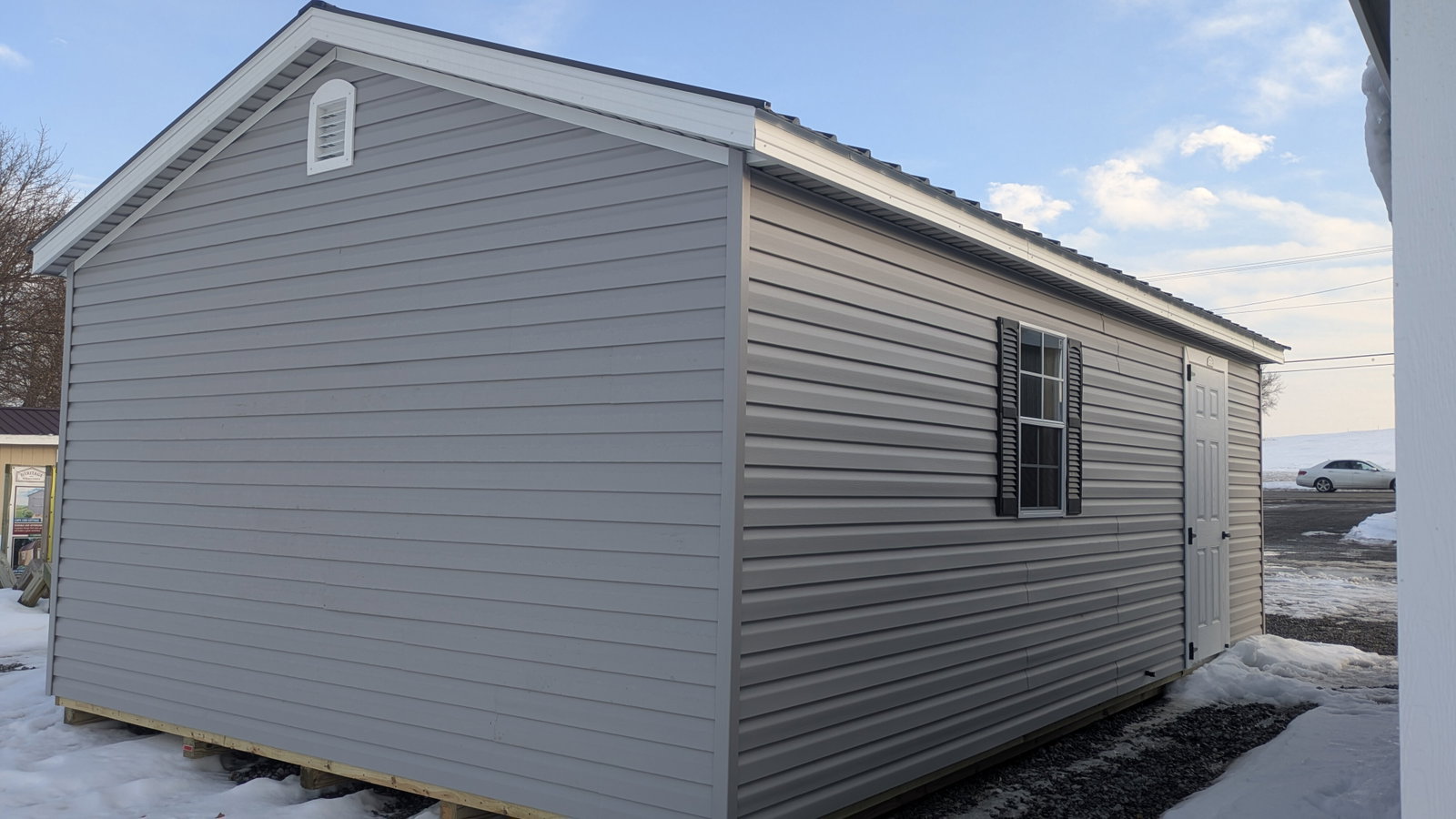 14x24 Vinyl Deluxe Gable Garage - View 3