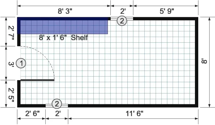USED: 8x16x7 Frontier Shed - View 3