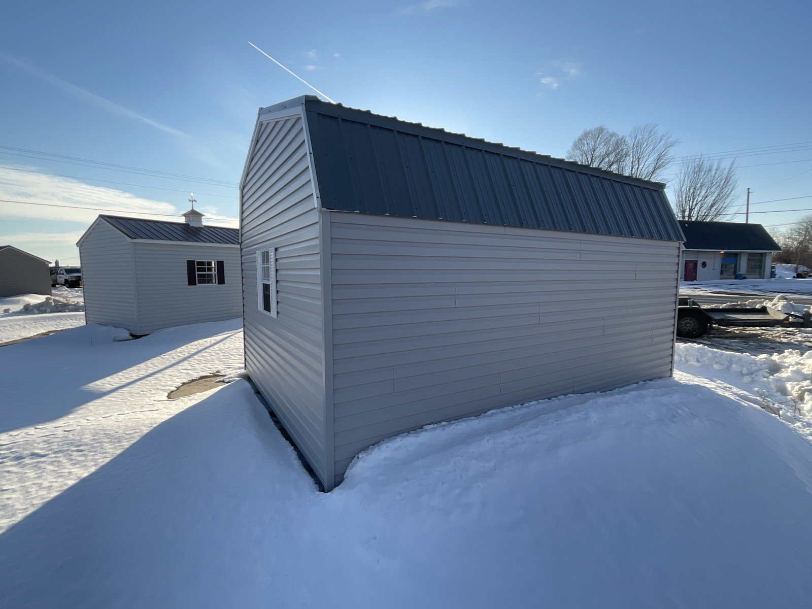 12x16 Vinyl New England Dutch Barn - View 4
