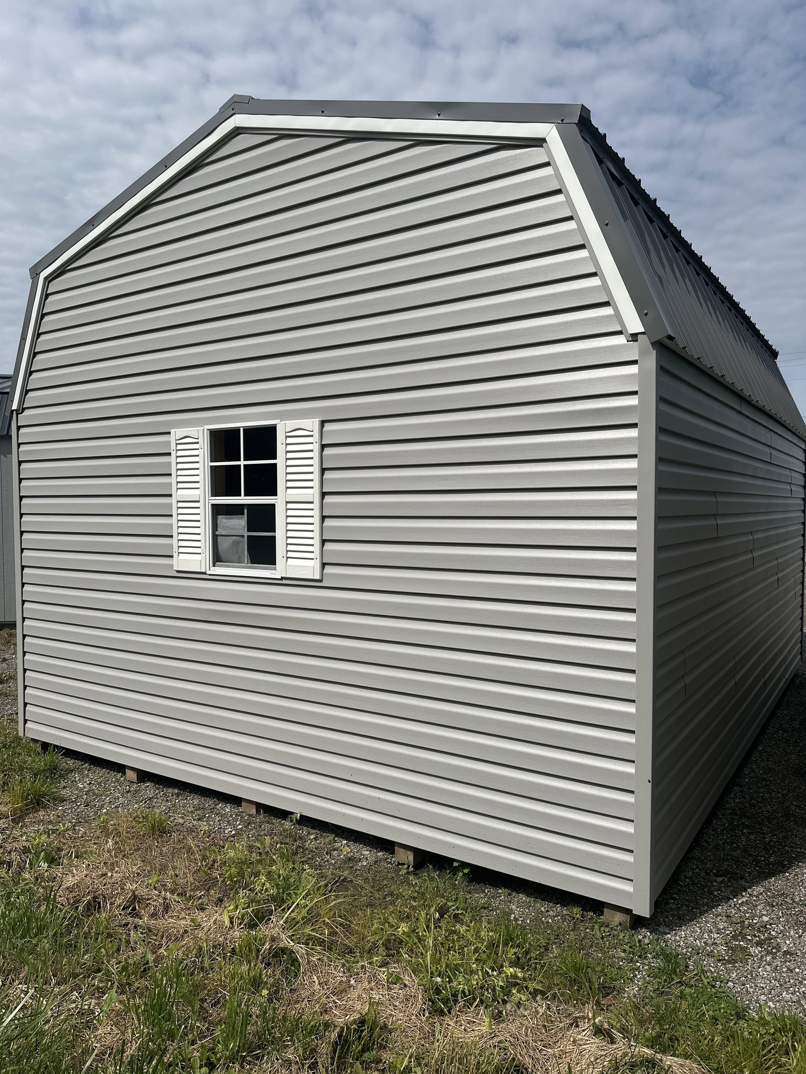 12x16 Vinyl New England Dutch Barn - View 2
