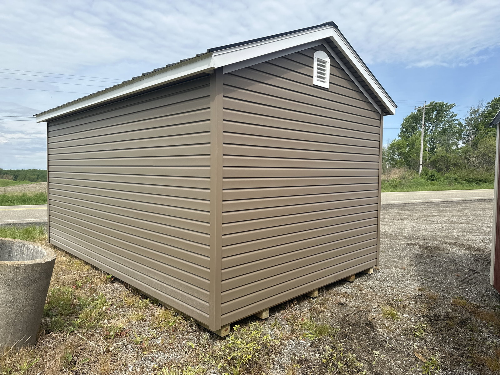 10x16 Vinyl Deluxe Gable Cottage - View 3