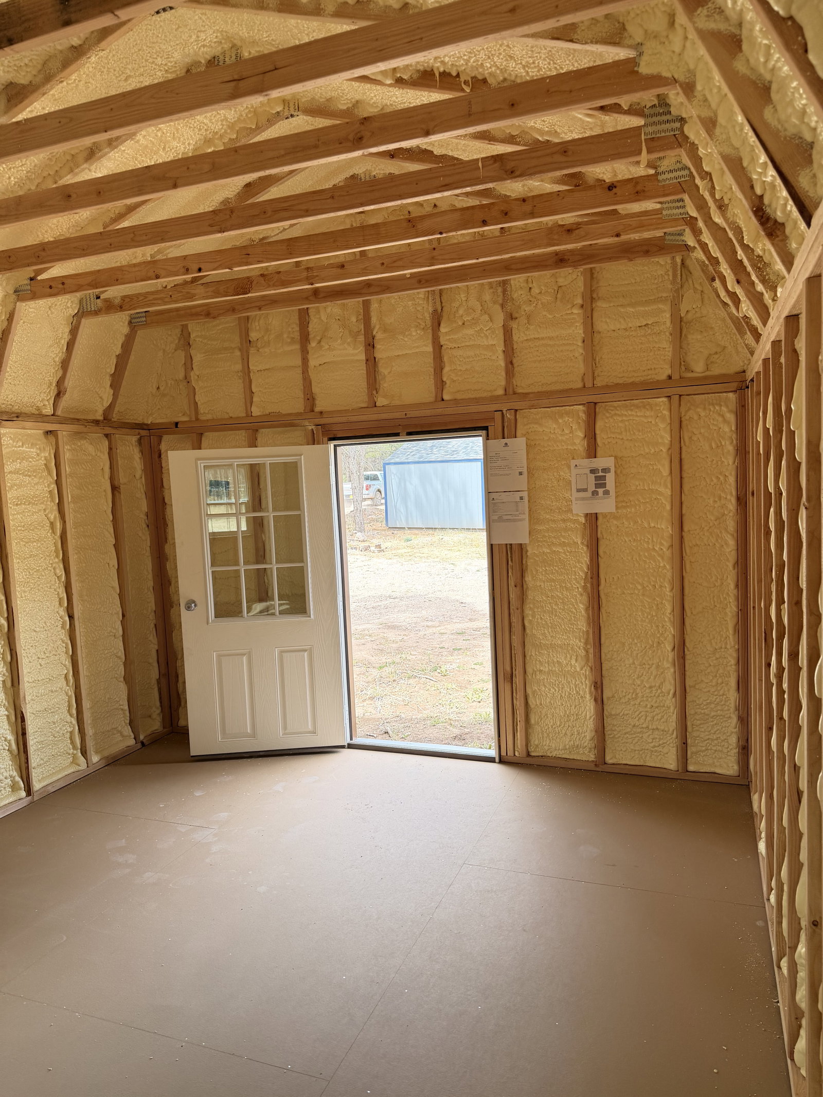 12x20x7 Western Barn - View 2